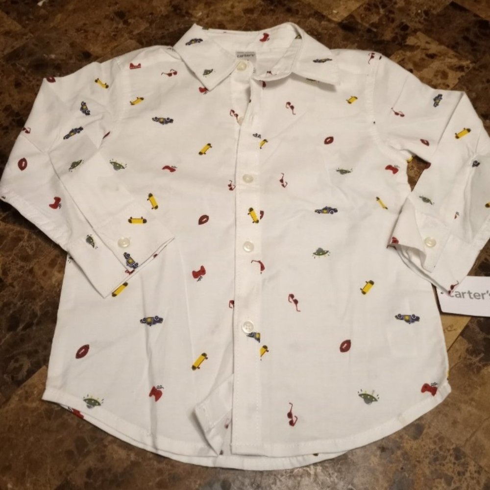 Carter's Long Sleeve Button Down Shirt